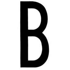 LETTERA ADESIVA &ldquo;B&rdquo;-107160/B