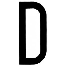 LETTERA ADESIVA &ldquo;D&rdquo;-107160/D