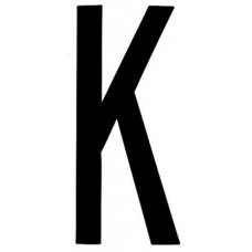 LETTERA ADESIVA &ldquo;K&rdquo;-107160/K