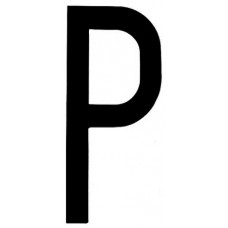 LETTERA ADESIVA &ldquo;P&rdquo;-107160/P