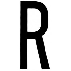 LETTERA ADESIVA &ldquo;R&rdquo;-107160/R