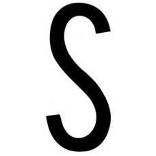 LETTERA ADESIVA &ldquo;S&rdquo;-107160/S