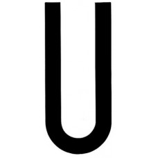 LETTERA ADESIVA &ldquo;U&rdquo;-107160/U