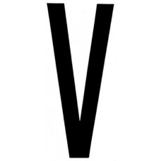 LETTERA ADESIVA &ldquo;V&rdquo;-107160/V