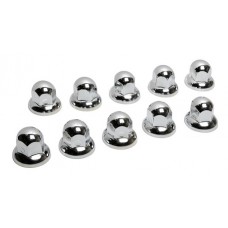 Set 10 pz. Copribulloni &Oslash; 32 mm. Acciaio inox lucidato testa tonda-1097984
