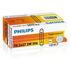Lampada Philips 12 V 3 W T6,2X27-12818CP