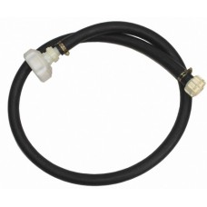 Tubo di pesca in gomma con adattatore Lunghezza 3 mt. Filetto 3/4