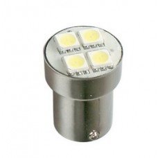 Lampada BA15s 24 V 4 smd Rossa Doppia polarit&agrave;-98366