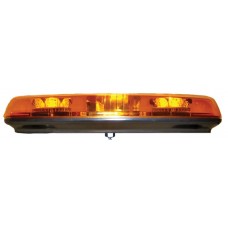 Minibarra multiled da fissare multifunzione, ambra, luci sincronizzate-D14504...