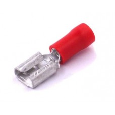 Terminale femmina nylon rosso sez. 1,65 2,8x0,5-EF-15028...