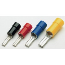 Terminale a puntale mm 2 10 L. 34 mm. rosso-EFNY-10-12