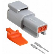 Kit connettore serie DTM porta maschio 2 vie-KITDTM2M...