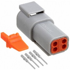 Kit connettore serie DTM porta maschio 4 vie-KITDTM4M...