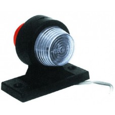 Fanale Ingombro LED Sinistro In Gomma Corto Incolore/Rosso-LI052...