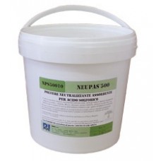 Neupas®500 neutralizzante assorbente per acido solforico
Conforme DM 20 del 24.01.11
Conf.: secchio da Kg. 10-NEUPAS 500