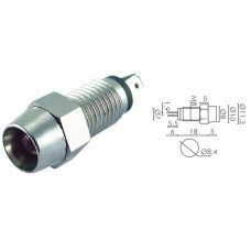 Indicatore led rosso 12 V-SPIA039...