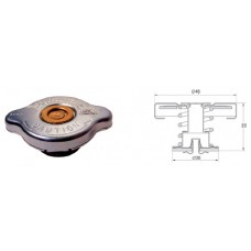 Tappo radiatore ovale 46X60 in metallo 1 Bar-TRA020